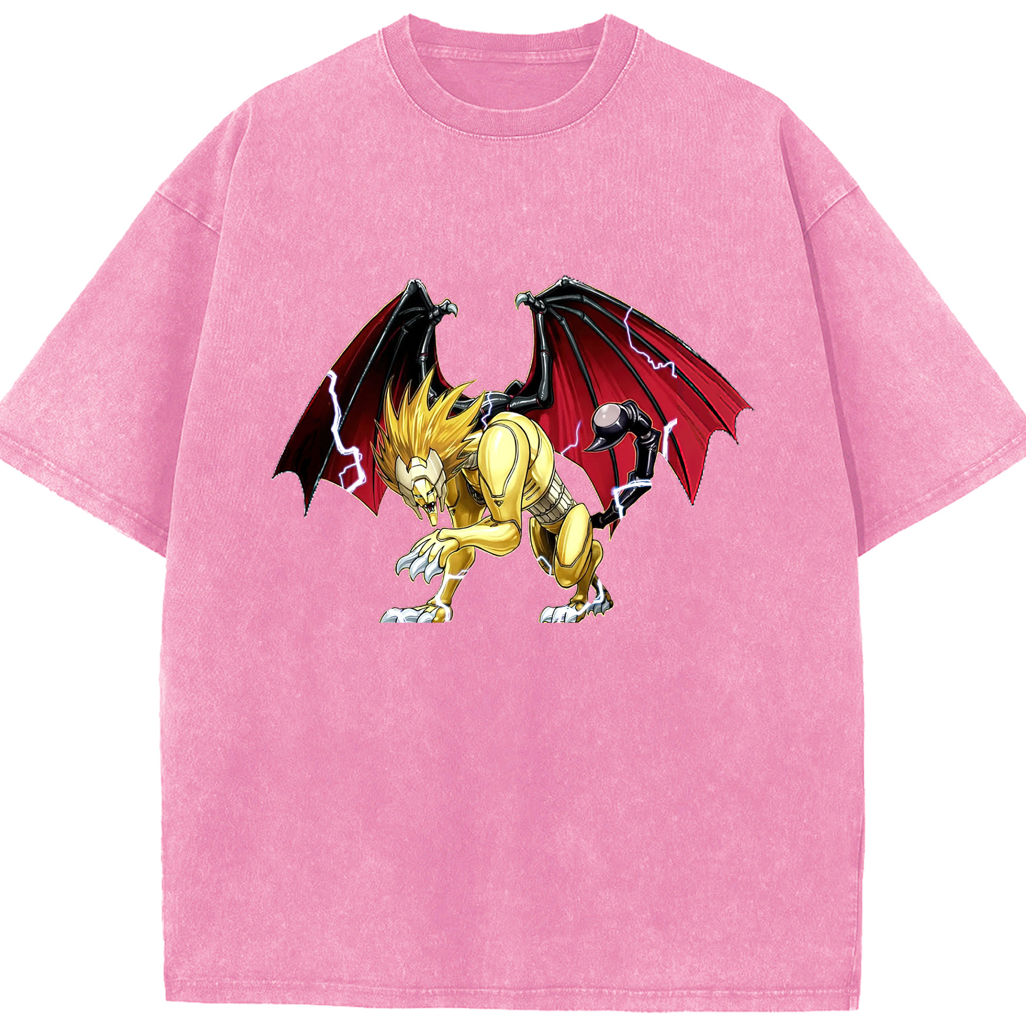 （画像用） 遊☆戯☆王 Yu-Gi-Oh! 綿100% ヴィンテージ風 半袖Tシャツ（フロントプリント）